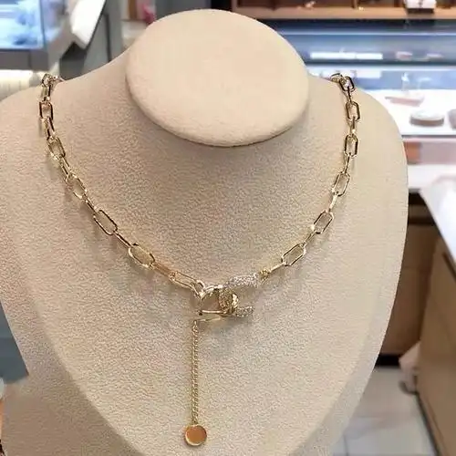 小众设计项链2021年新款轻奢毛衣锁骨ins气质项链