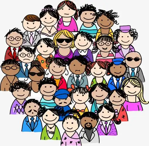 中国人口日一群人