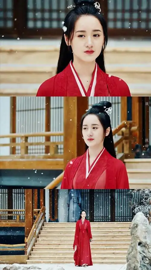 听雪楼袁冰妍十四套衣服红色就有七套但最后一套最惊艳