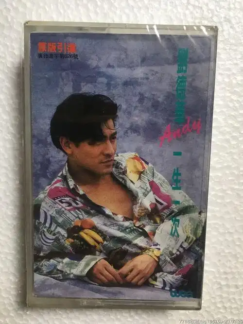 刘德华(一生一次)专辑卡带磁带未拆封
