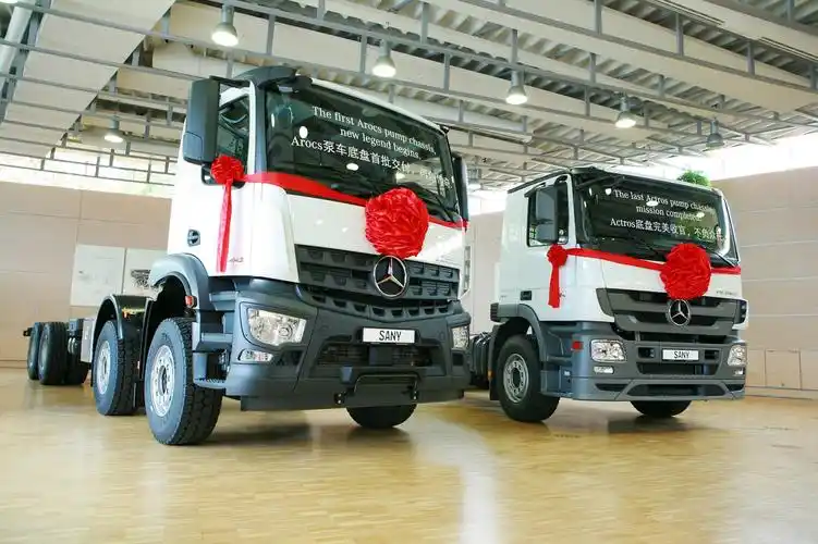 梅赛德斯-奔驰卡车交付阿克托斯泵车底盘收官之作,阿洛斯接棒服务中国