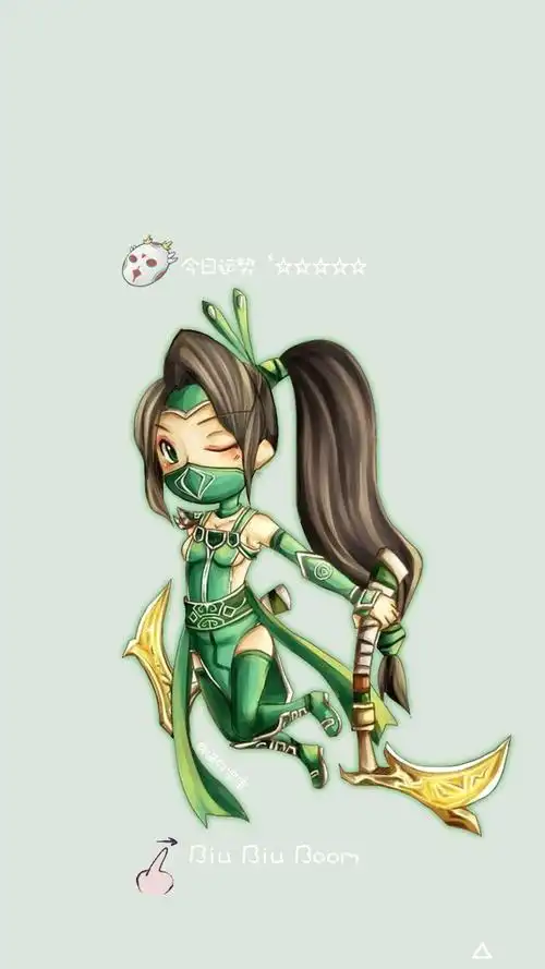 英雄联盟lol锁屏壁纸刀妹