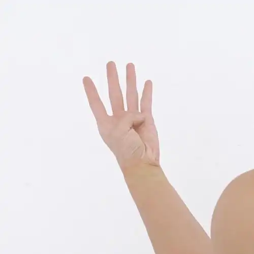 左手大拇指对掌运动