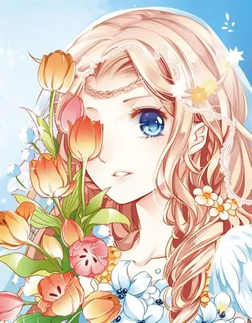 卡通动漫女孩h5背景背景图片免费下载-素材7ixqjawgp-新图网