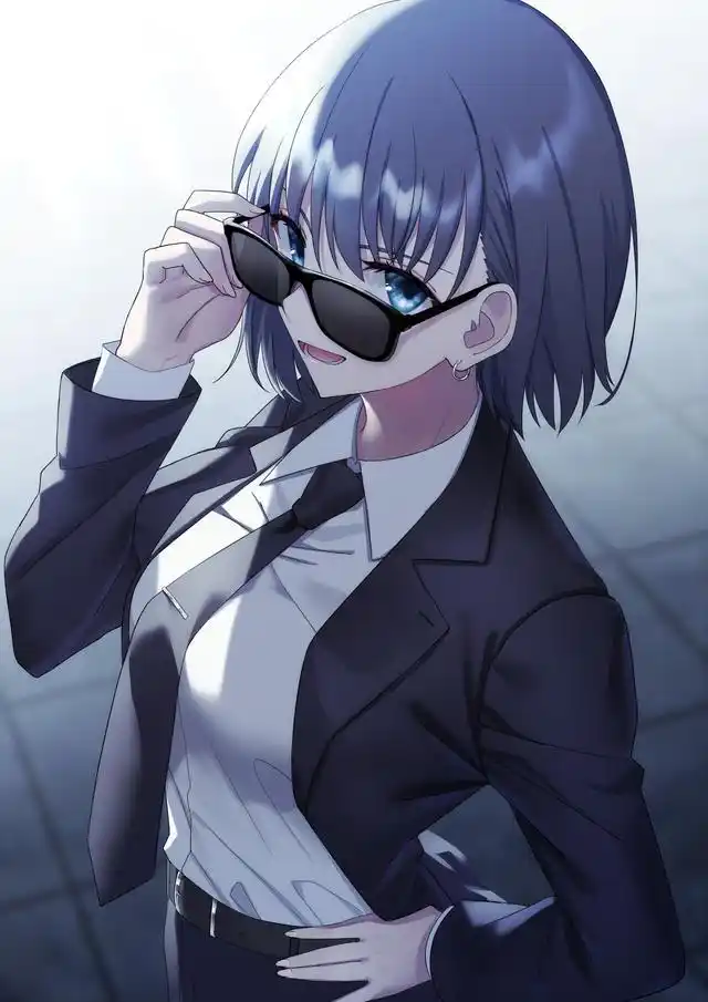 动漫美图:利落笔挺,二次元西装小姐姐插画特辑