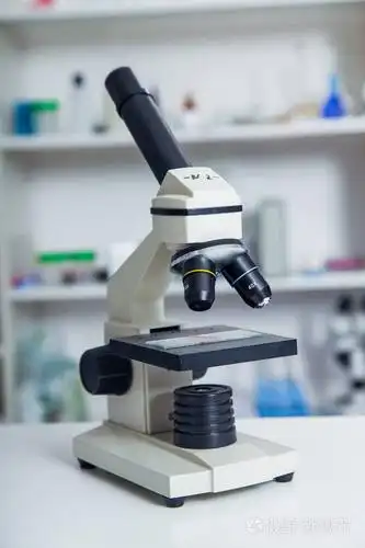 实验室显微镜.科学和卫生保健的研究背景