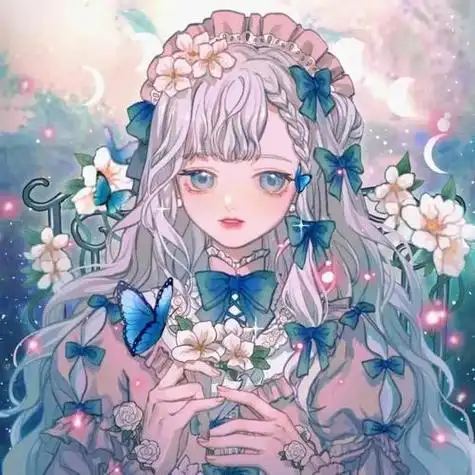 动漫女头珍藏版唯美梦幻仙气满满的可爱动漫女生头像