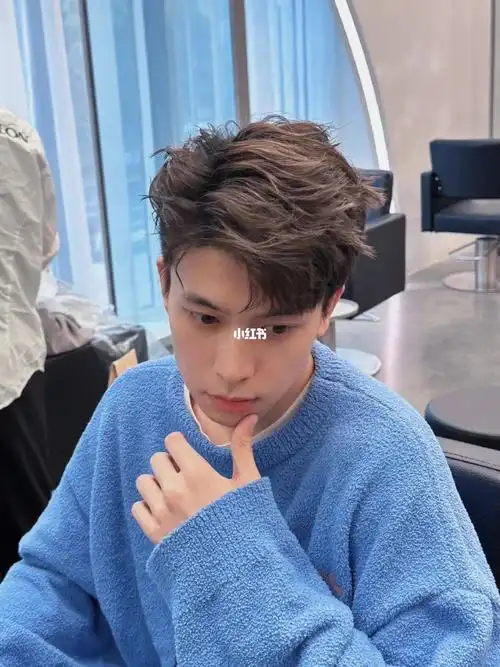 韩式纹理三七分