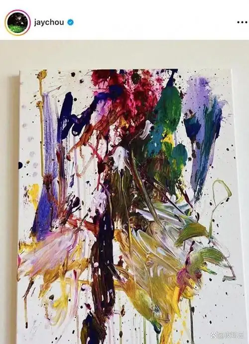 猜猜哪位大师?周杰伦晒抽象画作品,自揭答案令网友吃惊