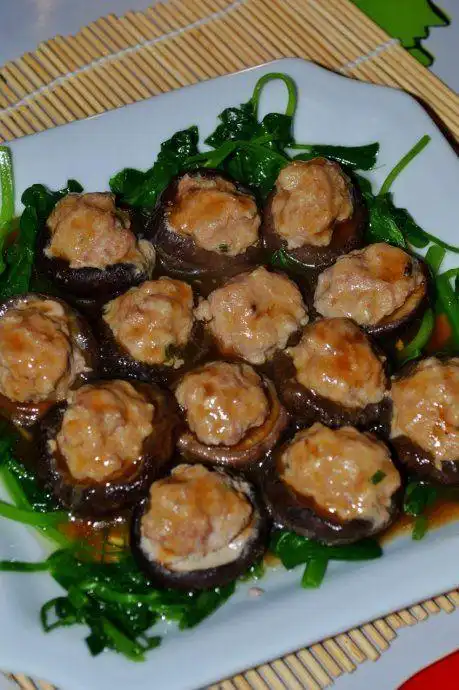 香菇酿肉-健康食谱-菜谱
