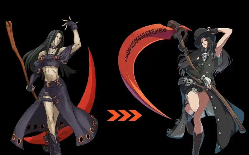 【罪恶装备】ggst新角色立绘与老角色回归立绘对比(吐槽版)