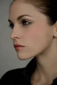 女人的肖像幸福的一对情侣开心的宝宝中年妇女肖像从侧面看的女孩