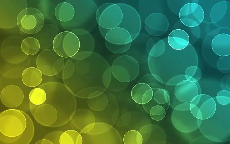 绚丽的彩色光斑图案