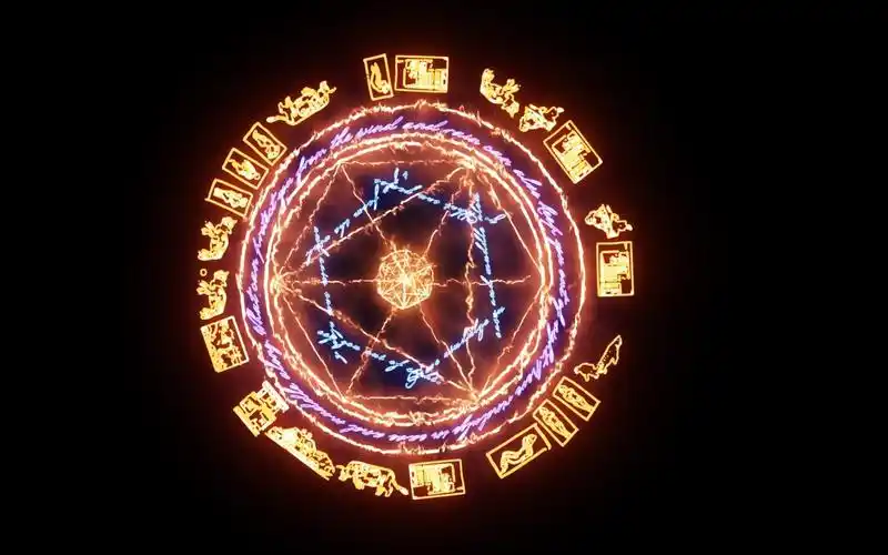 ae saber 插件制作的3d光效法阵