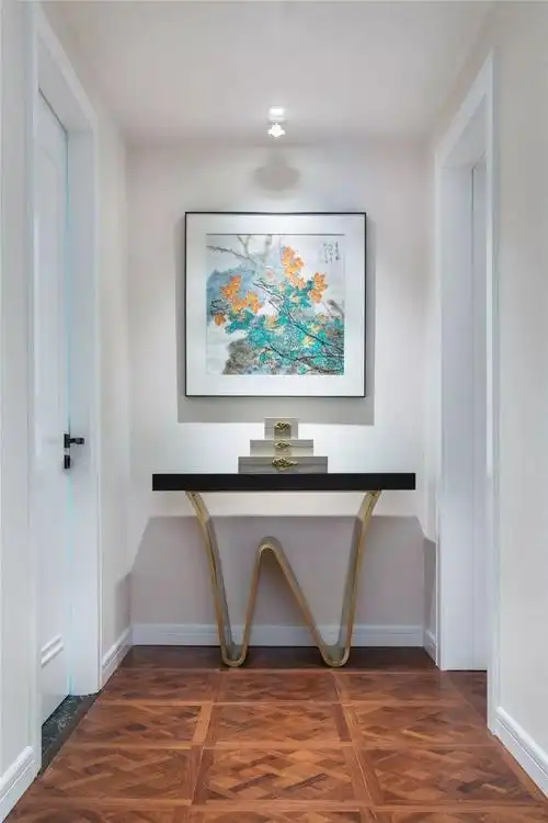 现代玄关墙设计效果图_玄关风水背景墙_玄关墙壁纸