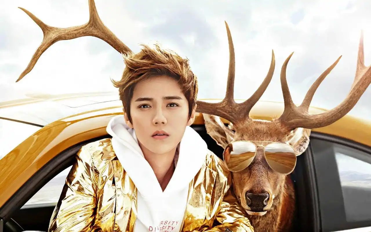 鹿晗最新高清帅气时尚写真图片桌面壁纸