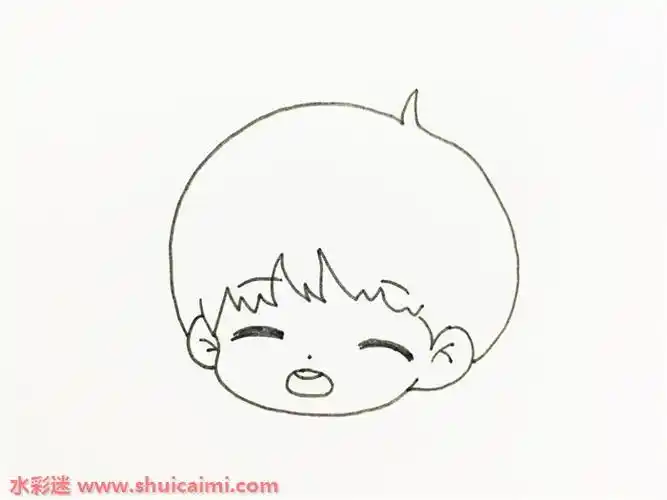 易烊千玺怎么画易烊千玺简笔画图片大全带颜色