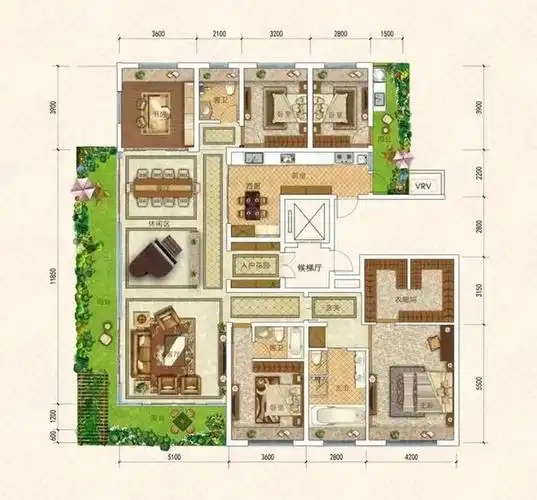 第四代大平层,九个空中花园户型,每一款都熠熠生辉