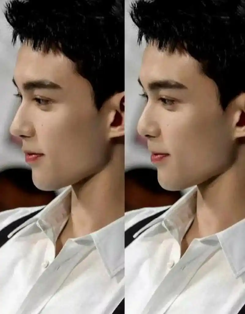 可是少了点辨识度,感觉吴磊的少年感就来自于他的鼻子和嘴,作为明星