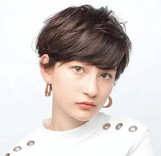 发型欣赏干净有气质的短发