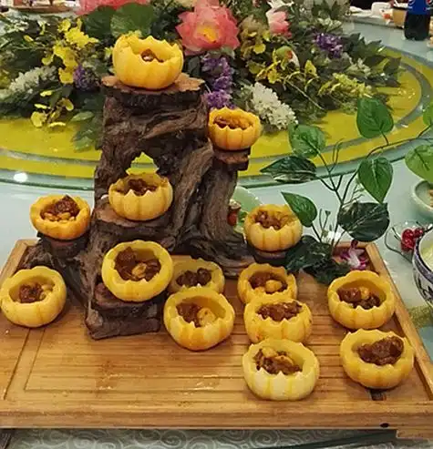 2018年06月10日星期日晚宴中的几种造型精品菜