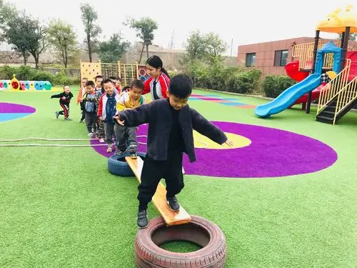 成长共提升——潍坊高新区(上海)新纪元幼儿园户外体育游戏观摩活动