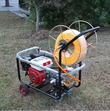 园林手推四轮担架式喷雾机打药机汽油动力高压机动喷雾器农用