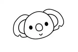 考拉简笔画简单画法考拉简笔画步骤图解教程