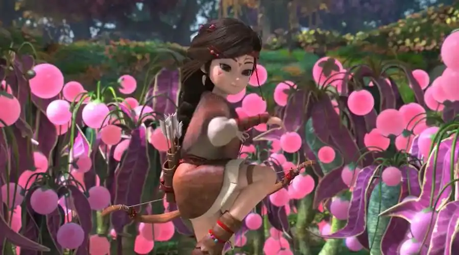 熊出没中能当模特的美女,纳雅天生丽质,而她让人目不转睛