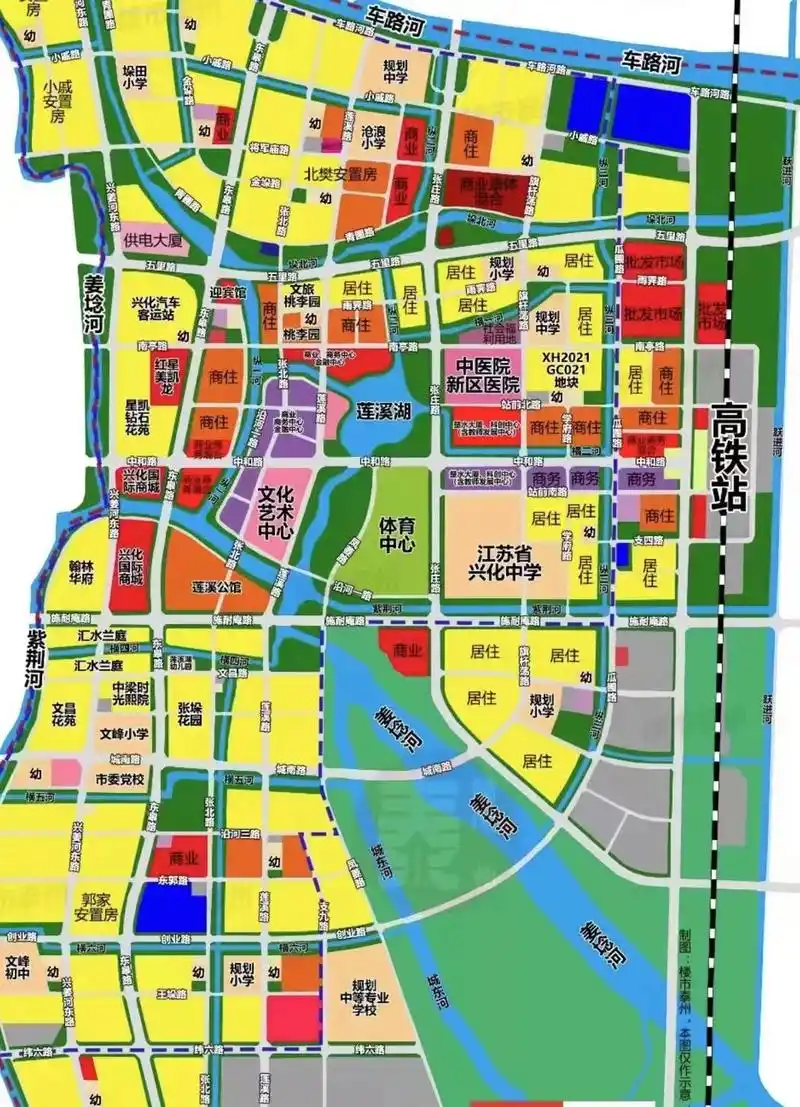 「鼓掌」来啦 来啦「鼓掌」更为清晰的高铁新城规划图