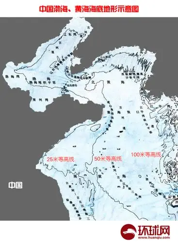 中国海底地形图