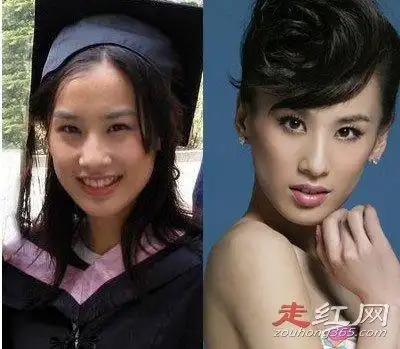 黄圣依和刘亦菲这两个人其实是真五官方面是不相似的吧!