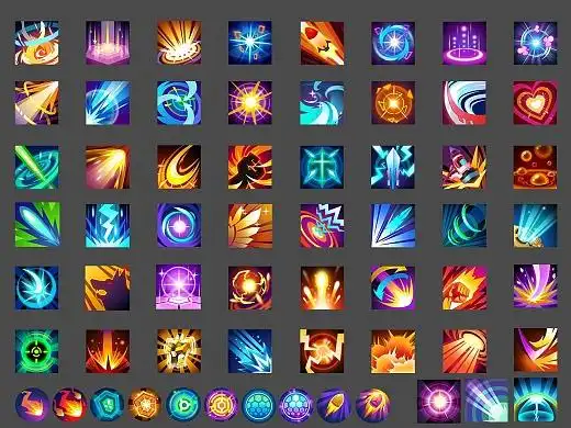 【ui】技能图标_创意设计作品图片素材-站酷zcool