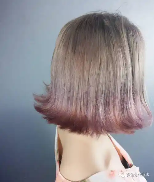 今年流行发梢染