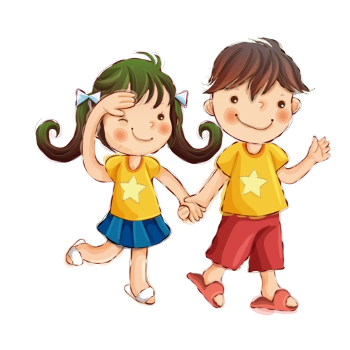 小朋友手牵手图片大全