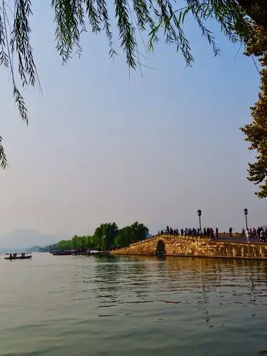 西湖十景之一,断桥残雪