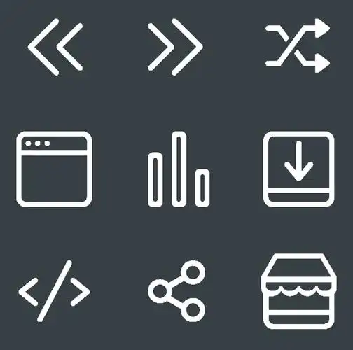 商店白色常用小图标设计元素素材免费下载(图片编号:8795078)-六图网