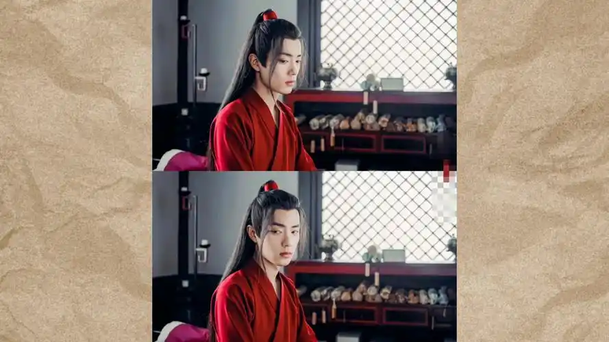 古装红衣肖战更迷人呀!