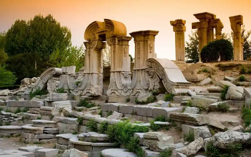 北京圆明园遗址图片桌面壁纸