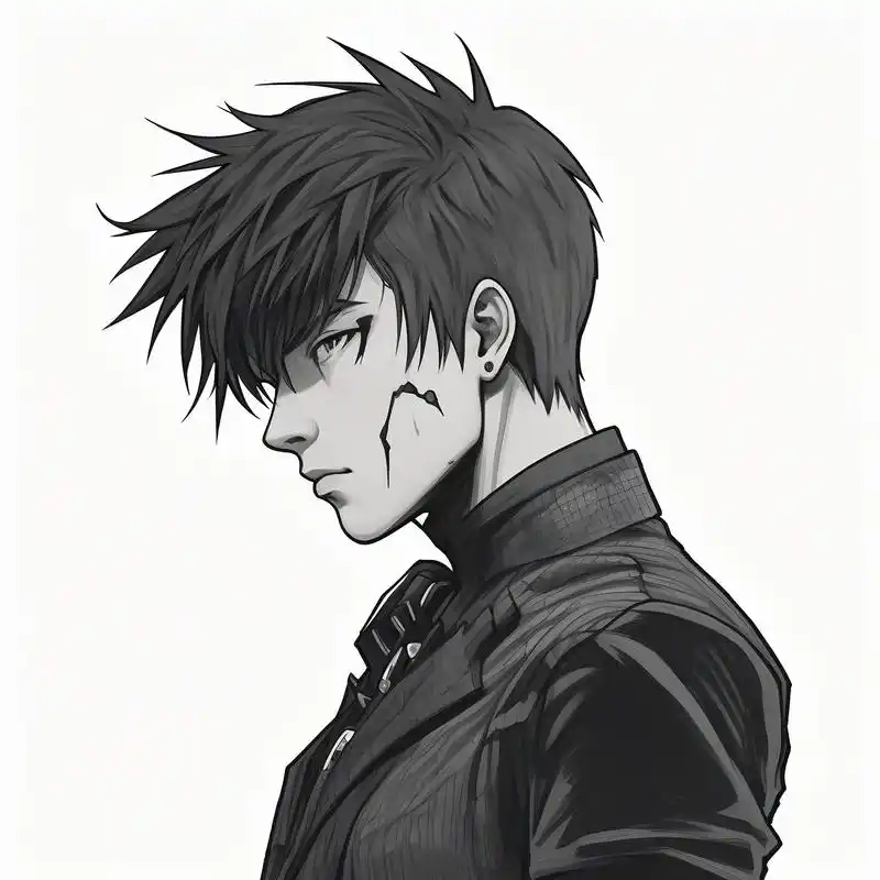 98西装暴徒男生头像78高清精选 一组西装暴徒风格的男生头像送给