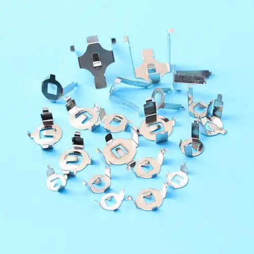 ag13纽扣电池单层双层弯脚电池扣电池弹片