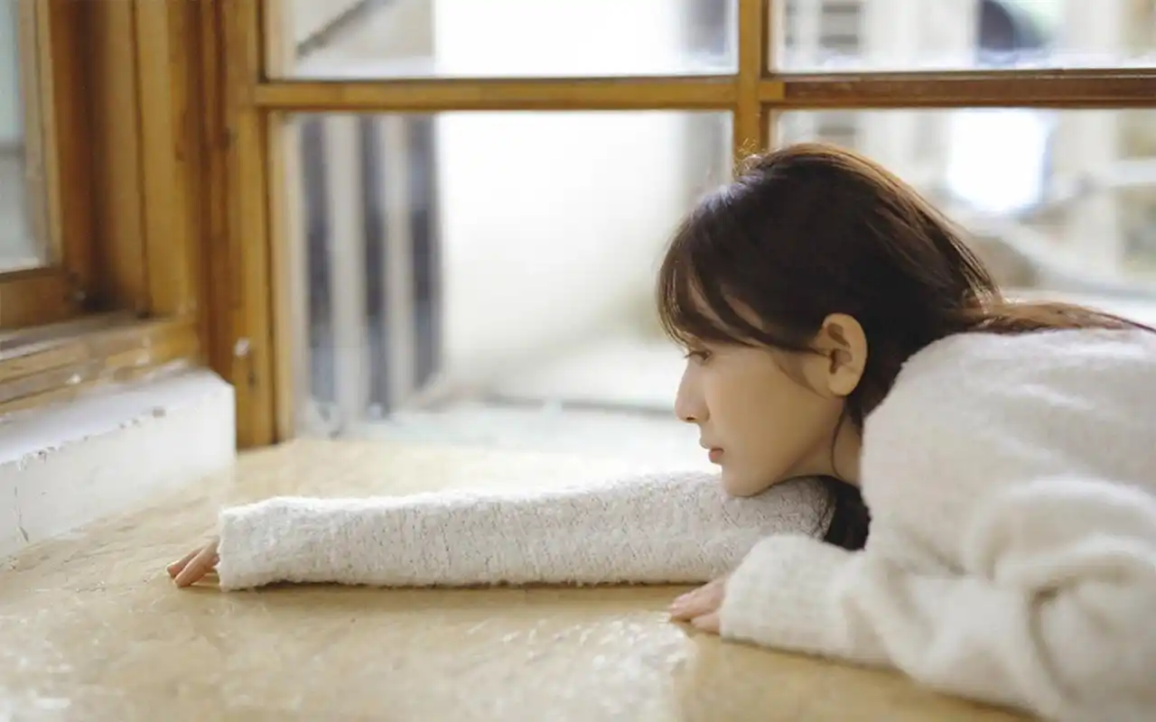 清纯文艺美女小清新复古写真高清壁纸