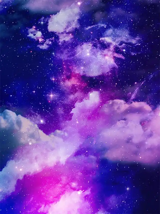 梦幻紫色星云背景图片