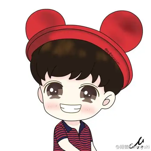 张艺兴 卡通手绘 cr:logo