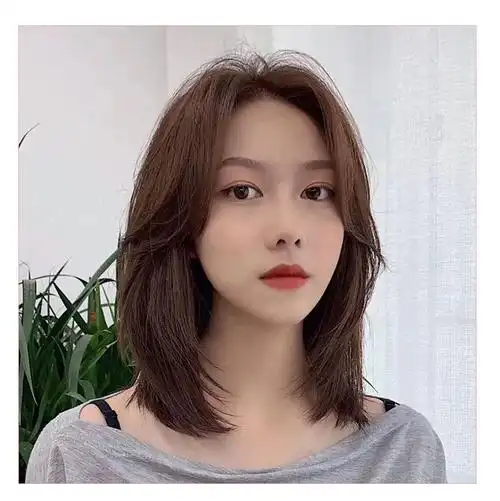 片希假发女短发发丝八字刘海内扣锁骨发时尚气质自然透气整顶头套弹力