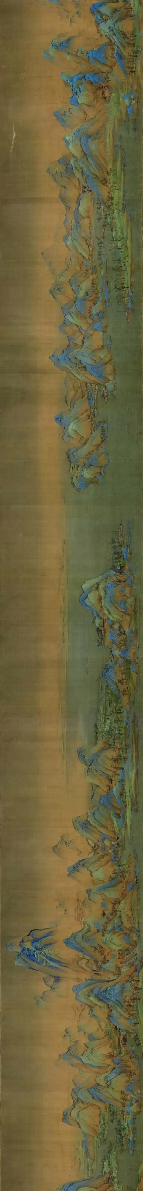 王希孟千里江山图卷是假国宝