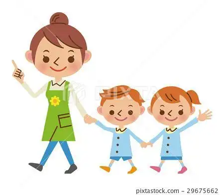 幼儿园慢慢走简笔画 简笔画图片大全-普车都