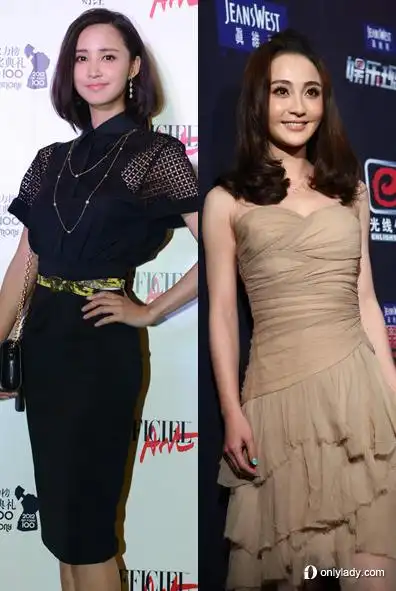 张歆艺姚笛撞脸 清新邻家女衣品pk