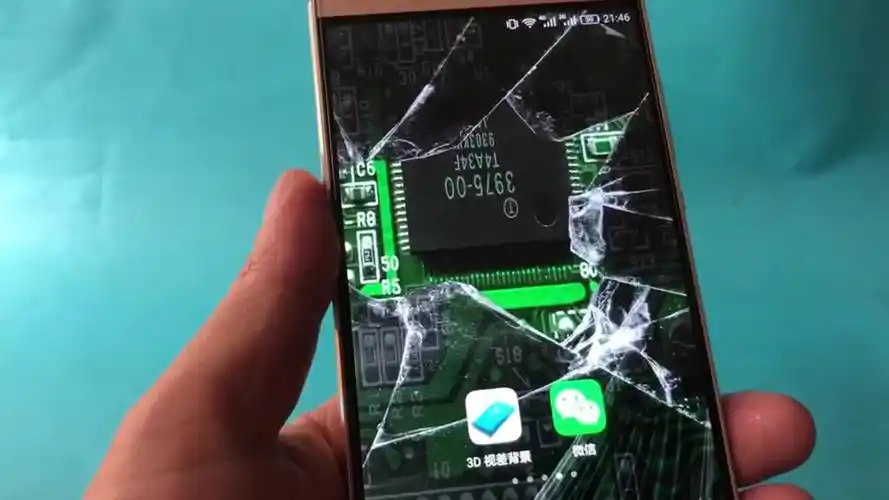 亮瞎眼球的3d碎屏壁纸-科技视频-搜狐视频