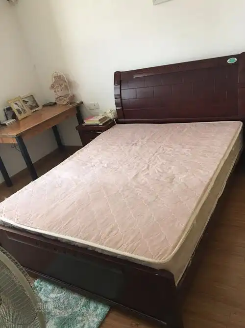 一米五 木床带床垫便宜转让 380